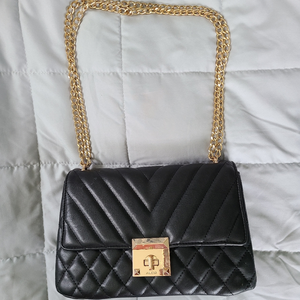 Aldo Quilted Leather Purse